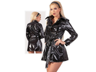 Lack-mantelkleid
