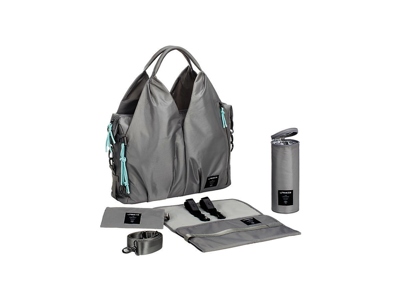 Lässig Wickeltasche Green Label Neckline Bag Pop Grey - Produktdaten
