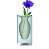 Philippi-149003-esmeralda-vase-m-glas-transparent-13-x-13-x-24-cm