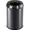 Hailo-papierkorb-profiline-safe-pro-l-30-liter-silber