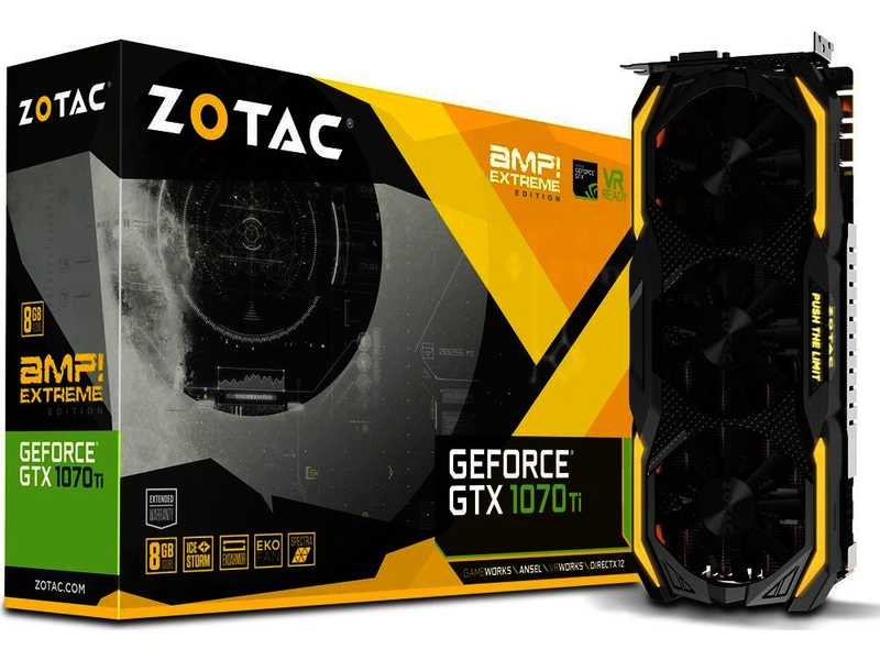 Zotac Geforce Gtx 1070 Ti 8gb Amp Zotac GeForce GTX 1070 Ti AMP! Extrem 8GB - Preise und Testberichte bei