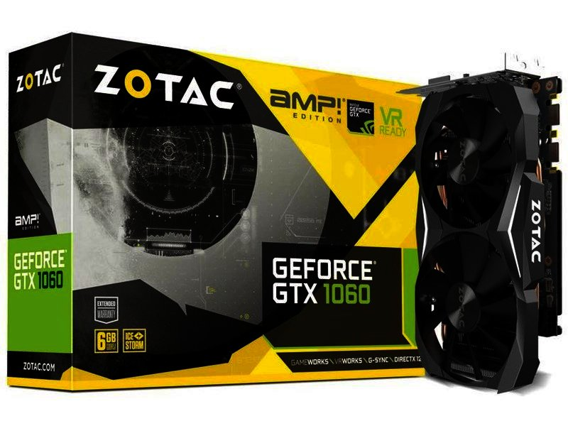 Zotac Geforce Gtx 1060 Amp Edition Grafikkarte Zotac GeForce GTX 1060 AMP! Edition 6GB - Preise und Testberichte bei