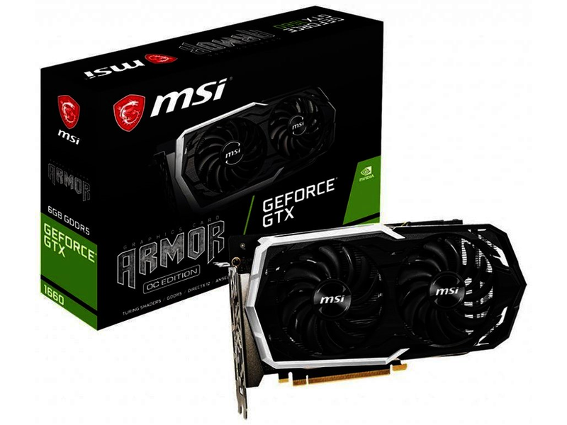 MSI GeForce GTX 1660 ARMOR 6G OC 6GB - Preise und Testberichte bei yopi.de