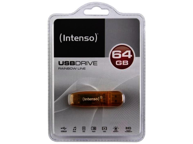 Intenso Rainbow Line 64GB orange - Preise und Testberichte bei yopi.de