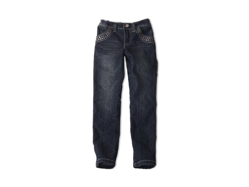 Jean Pampolina Chic Gris Avec Application Fleurie - Taille 164 (12-13 Ans) - Neuf Avec étiquettes - ST120
