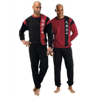 Herren-pyjama-rot