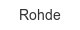 Rohde rohde