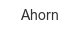 Ahorn ahorn