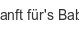 Sanft für's Baby sanft-fuer-s-baby