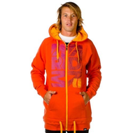 Herren-hoodie-orange