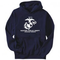 Polo-herren-hoodie-marine