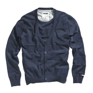 Herren-strickjacke-blau-gestreift