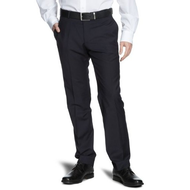 Herren-hose-blau-gestreift