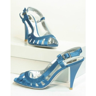 Slingpumps-blau