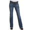 Damen-jeanshose-blau-bootcut