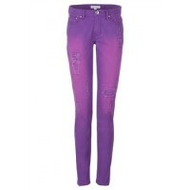 Damen-jeans-violett