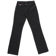 Damen-jeans-schwarz-stretch