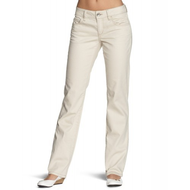 Damen-jeans-beige-lang