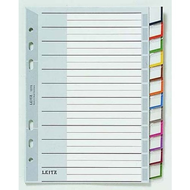 Leitz-esselte-plastik-register-a5-1275-blanco