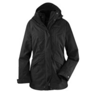 Damen-doppeljacke-schwarz-l