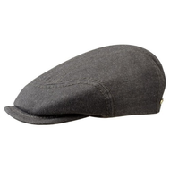Stetson-flatcap-dunkelgrau