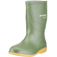 Dunlop-gummistiefel-gruen