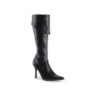 High-heel-stiefel-lederimitat