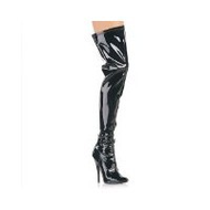 High-heel-stiefel-schwarz-lack