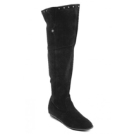 Overknee-stiefel-wildleder