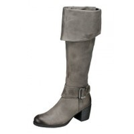 Overkneestiefel-grau