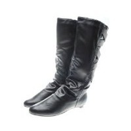 Slouch-boots-schwarz