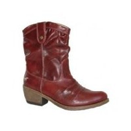 Damen-westernstiefel-rot