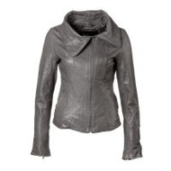 Damen-lederjacke-grau