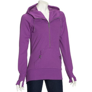 Damen-hoodie-violett