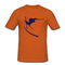 Maenner-t-shirt-orange-groesse-l