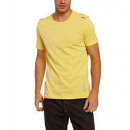 Herren-t-shirt-gelb-baumwolle