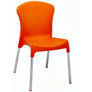 Stuhl-orange-klein