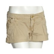 Damen-bermudas-beige