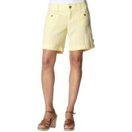 Damen-shorts-gelb