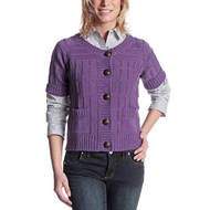 Cardigan-violett