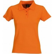 Damen-poloshirt-orange