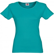 Damen-t-shirt-tuerkis