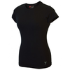 Damen-t-shirt-schwarz-stretch