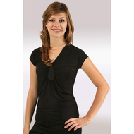 Damen-shirt-schwarz-baumwolle