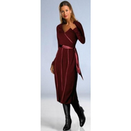 Kleid-bordeaux-satin