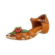 Damen-sandale-orange