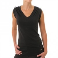 Damen-t-shirt-schwarz