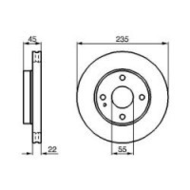 Mazda-demio-bremsscheibe