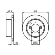 Kia-sorento-bremsscheibe