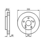 Toyota-camry-bremsscheibe